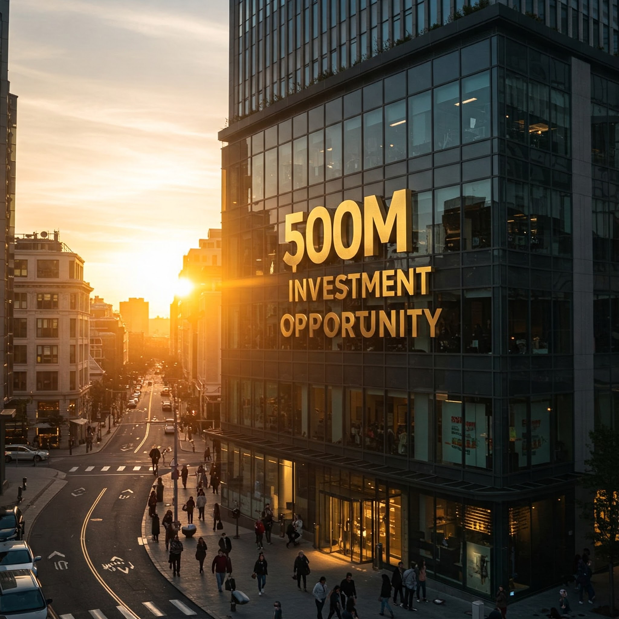 Team members discussing investment opportunity